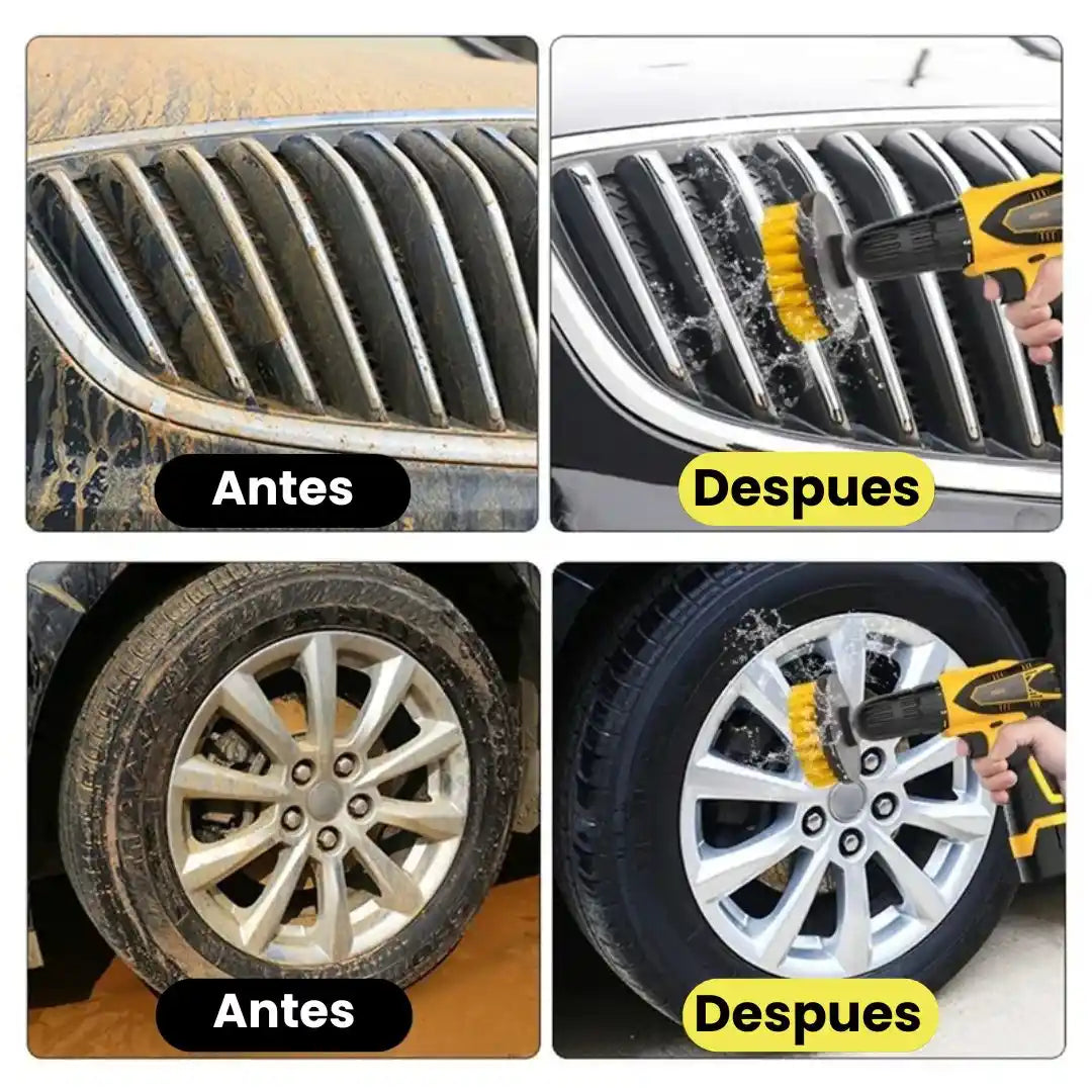 Kit 3 Cepillos Para Taladro