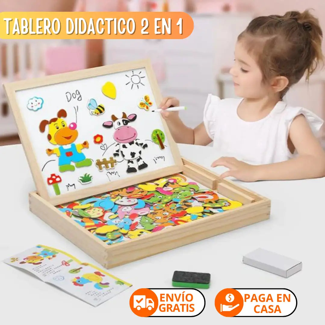 TABLERO DIDÁCTICO 2EN1